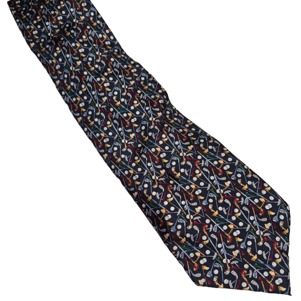 Sabatini Italy Golf Pattern Necktie